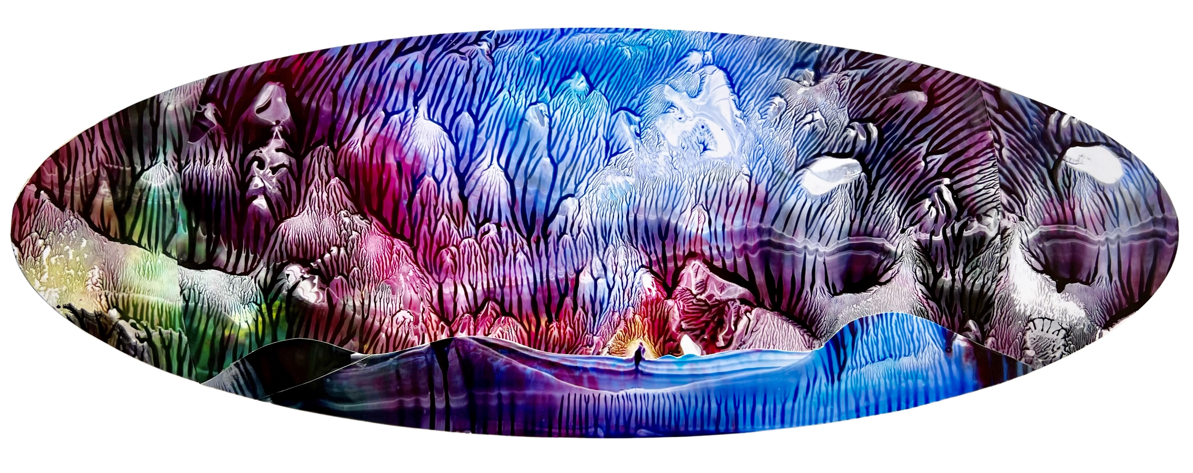 Duralit Üzerine Akrilik 60x90 1 Elips cm 2024